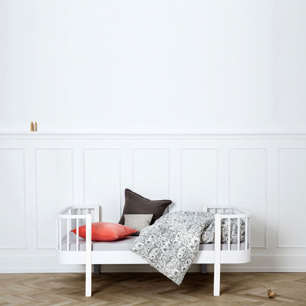 Oliver Furniture Wood Original Junior- und Kinderbett in 90x160cm in weiß