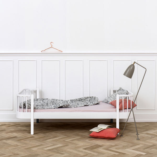 Oliver Furniture Wood Original Einzelbett 90x200cm in weiß