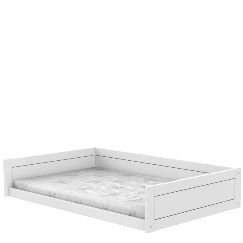 LIFETIME Montessori Bett 120x200cm in weiß