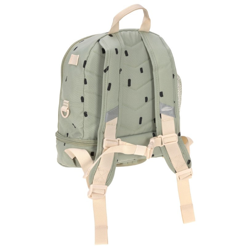 Lässig kleiner Rucksack 'Happy Prints' in oliv