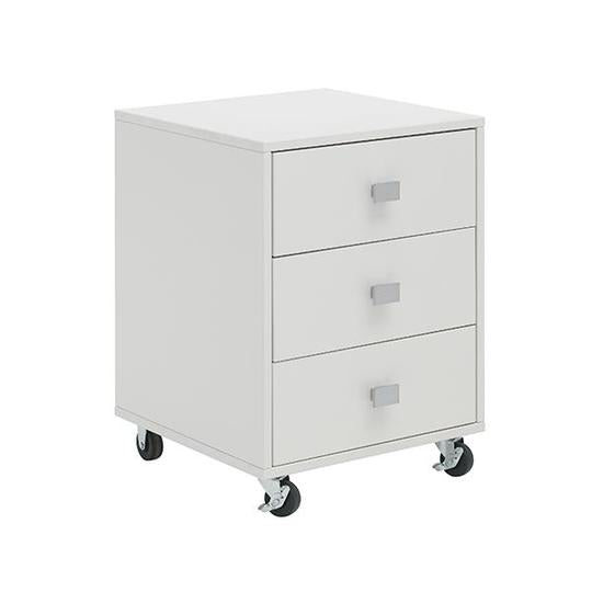 LIFETIME Schubladenblock mit 3 Schubladen in weiß oder white wash - Griffe separat wählbar