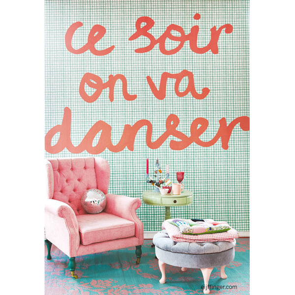 Eijffinger Rice "Everyday Magic" Tapetenwandbild Tonight we will dance - mint