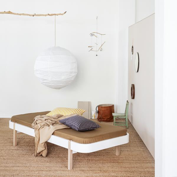 Oliver Furniture Wood Lounger Tagesbett 90x200cm weiß/Eiche