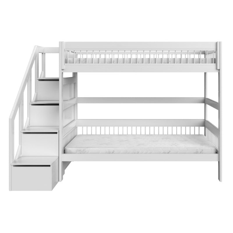 LIFETIME 'Breeze' Etagenbett mit Treppe 90x200cm in weiß