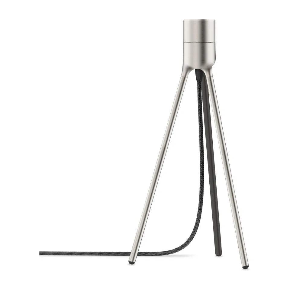 Umage Tripod Gestell für Tischleuchten in brushed steel