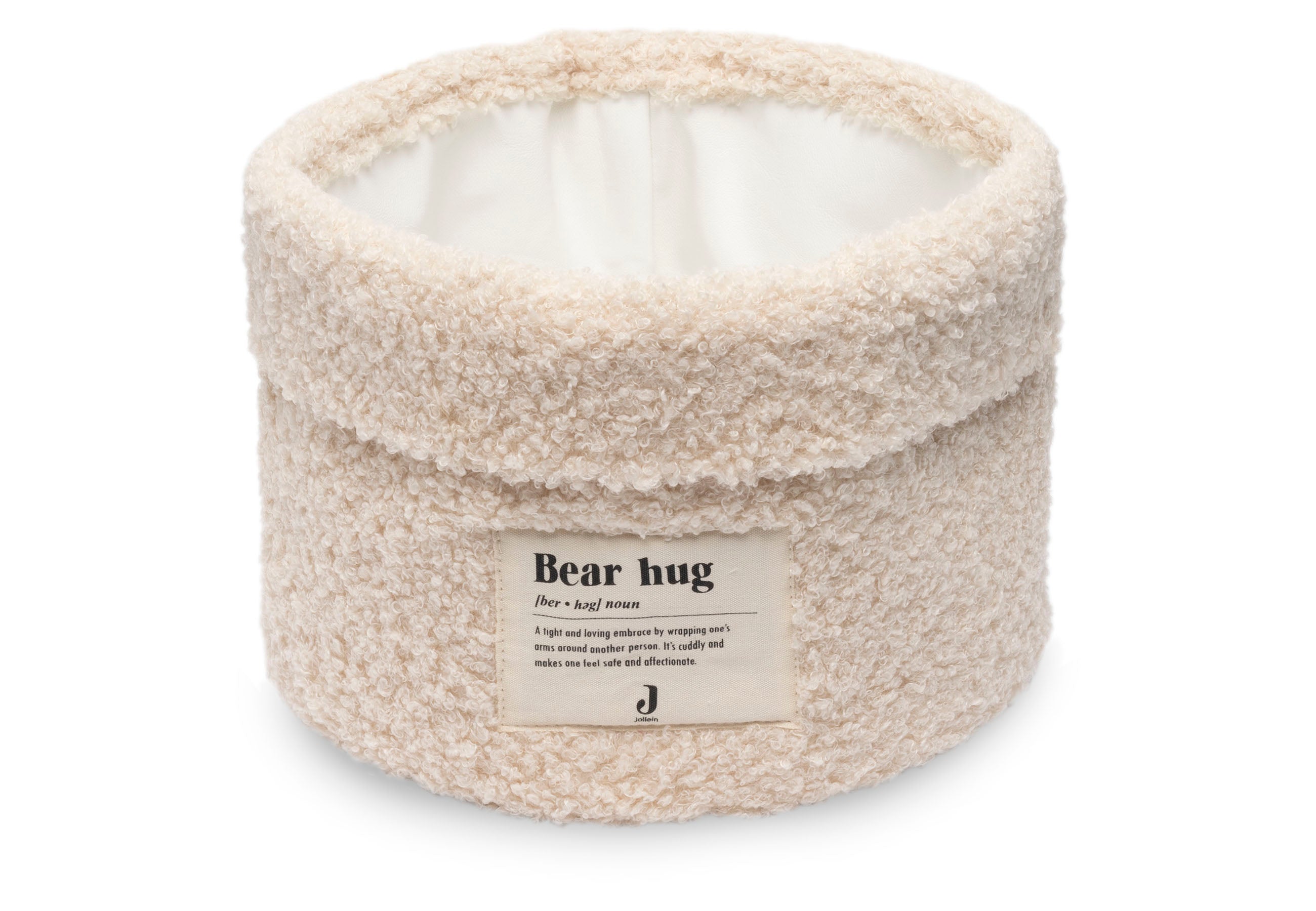 Jollein Aufbewahrungskorb Bouclé in naturel