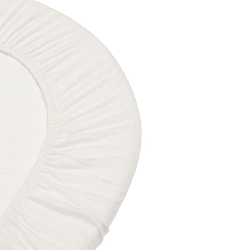 Leander 2er-Set Laken Organic in Snow in 60x120cm