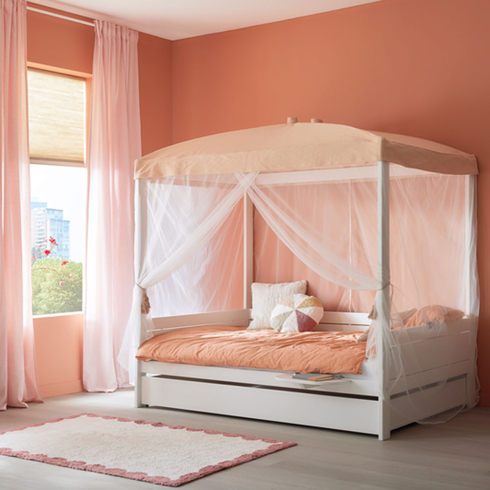 LIFETIME Himmel für Himmelbett 120x200cm Sweet Pink