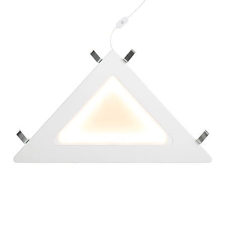 LIFETIME Eckablage mit LED Licht für Betten in weiß
