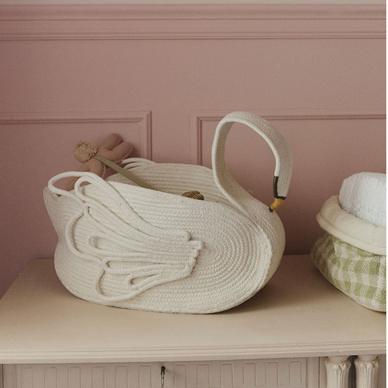 Lorena Canals "Swan Lake" Korb "Swan" 55x25x29 cm
