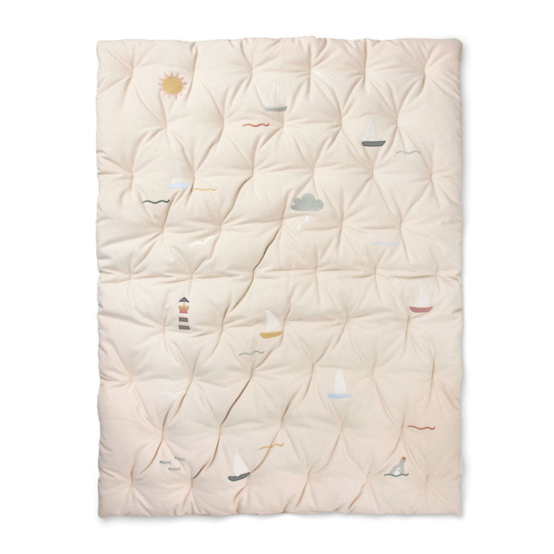 Dear April Bestickte Spielmatratze in 'Sea Life'