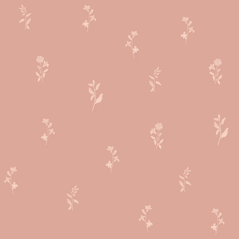 Dekornik Tapete Zweige pink 50x280cm