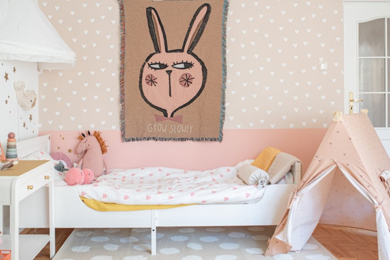 Dekornik Tapete Herzen beige 50x280cm