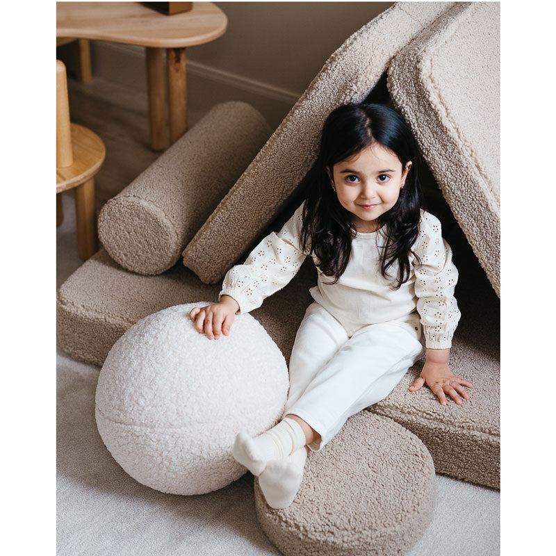 Wigiwama Kindersofa Seetee in biscuit