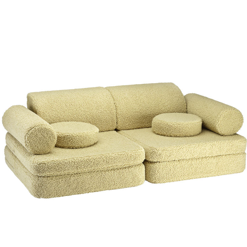 Wigiwama Kindersofa Seetee in 'Matcha' 136x78x46cm
