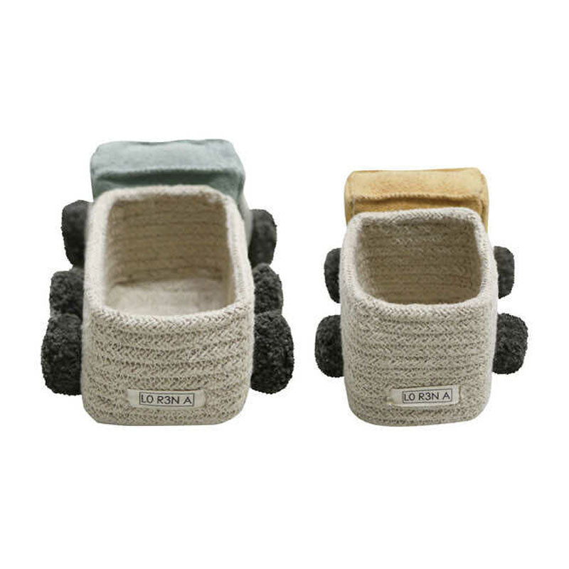 Lorena Canals Minikorbset 'Lastwagen' 8x21/24x14 cm