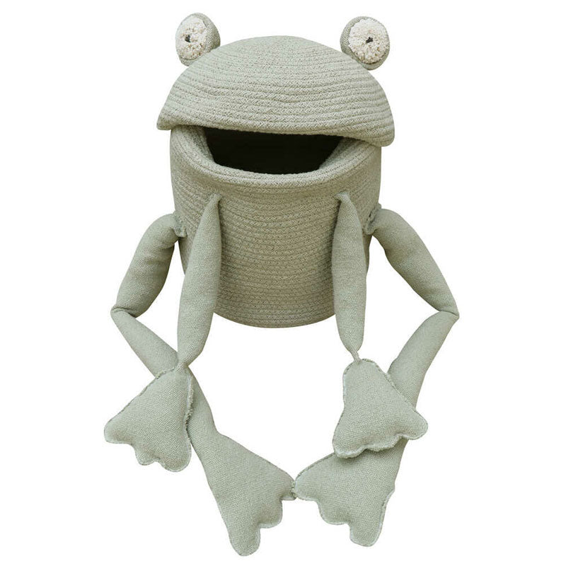 Lorena Canals Korb 'Fred the Frog' Ø23 x 35cm