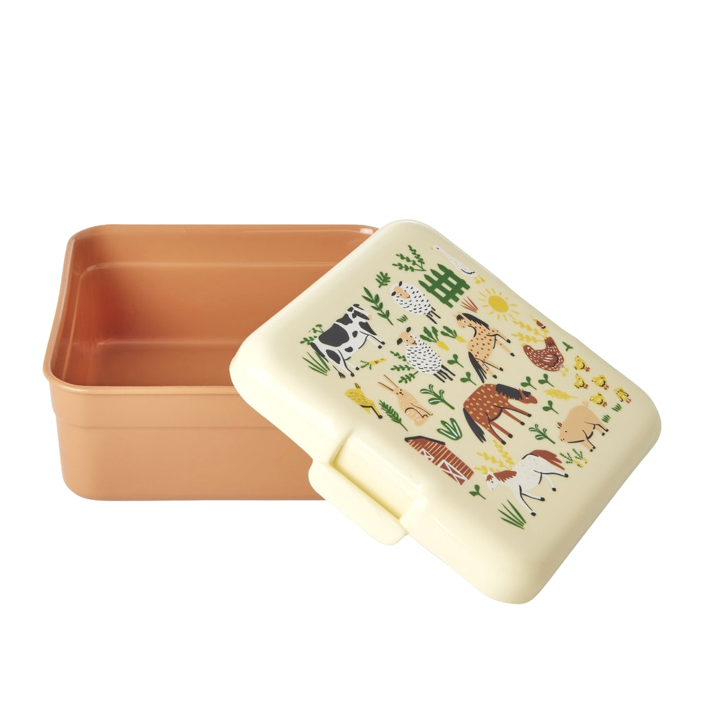 Rice Brotdose klein 'Farm Totable' in braun