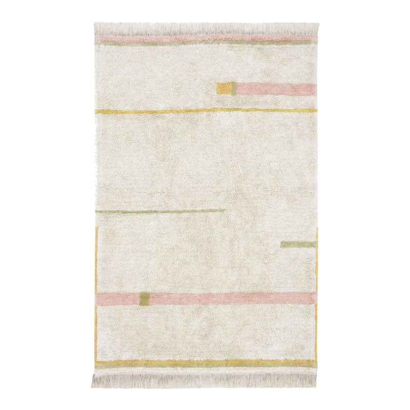 Lorena Canals waschbarer Teppich 'Lane' in natural/vintage nude 90x130cm
