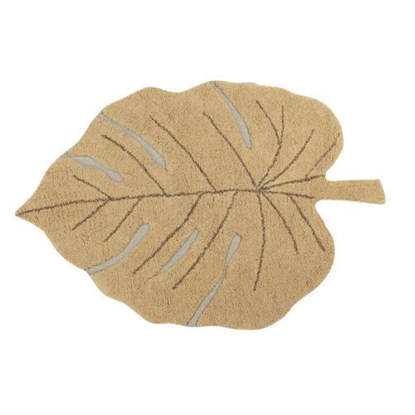 Lorena Canals waschbarer Teppich 'Monstera Leaf' in hone 120x180cm