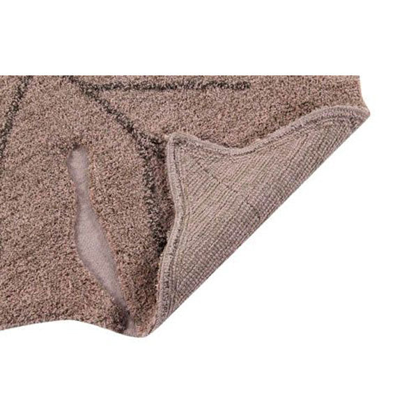 Lorena Canals waschbarer Teppich 'Monstera Leaf' in Vintage nude 120x180cm