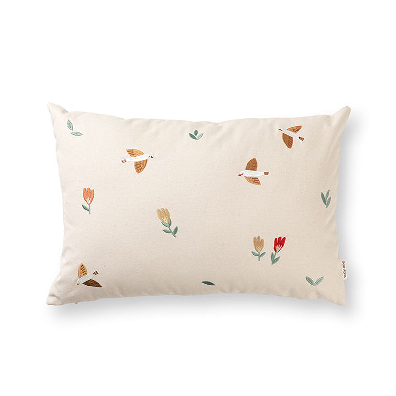 Dear April Besticktes Kissen in 'Songbirds' 40x60cm