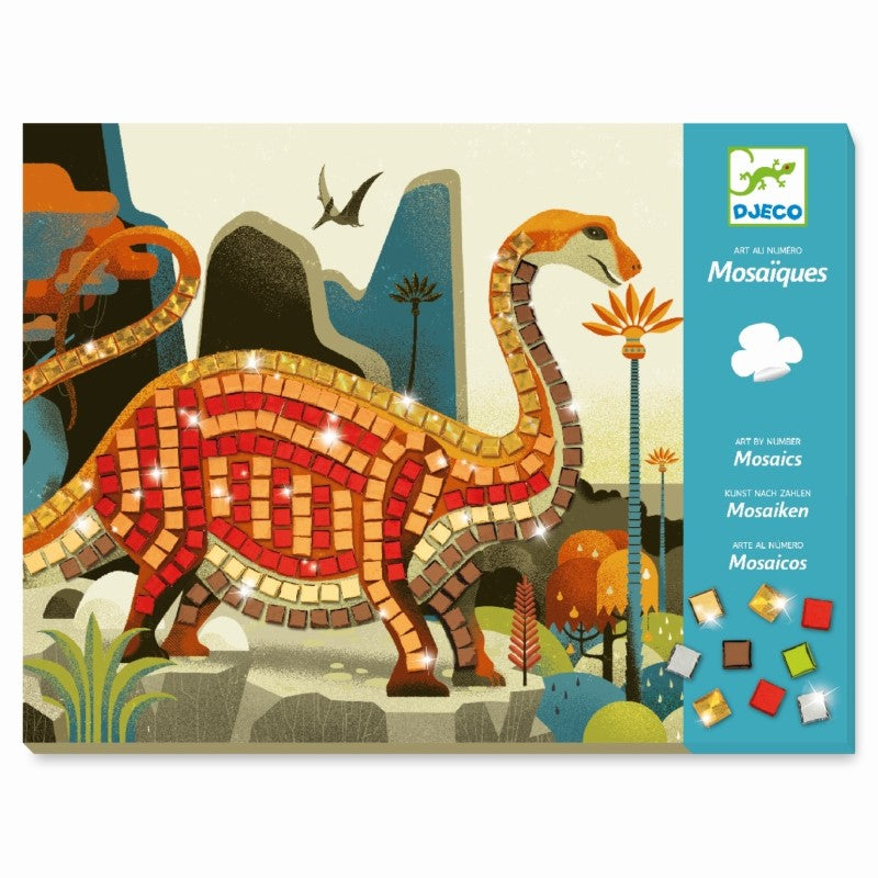 Djeco Mosaik-Set 'Glitzer Dinosaurier'