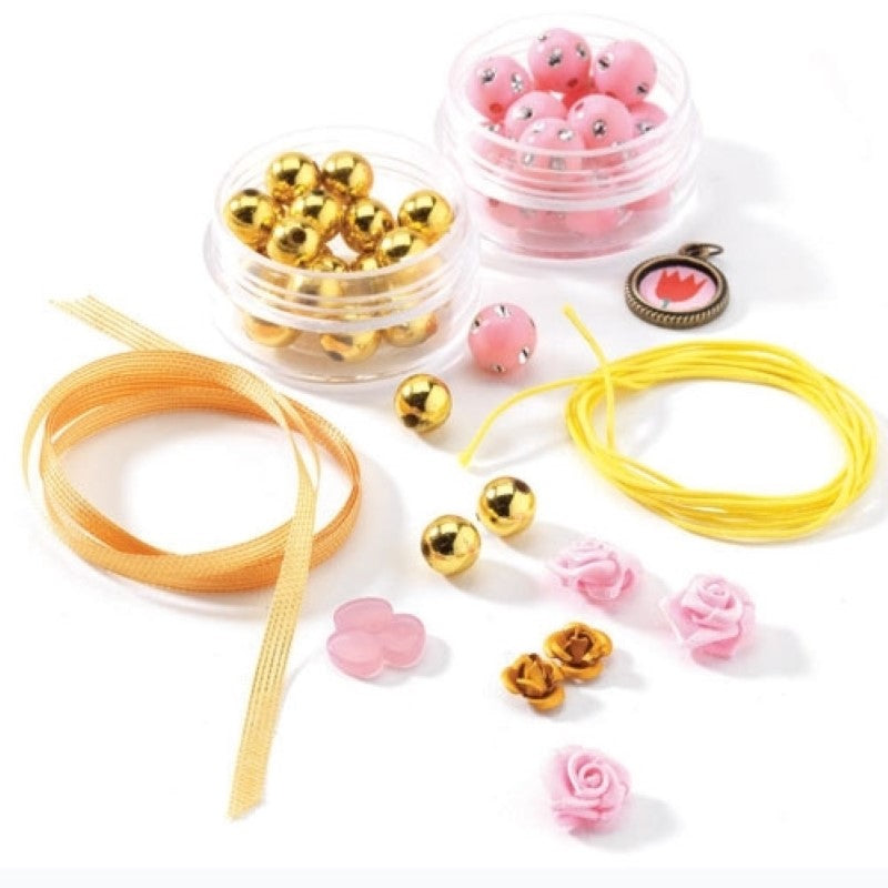 Djeco Schmuck basteln 'Perlen und Blumen'