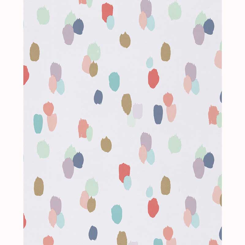 Eijffinger Rice "Everyday Magic two" Tapete mit Tupfen mehrfarbig pastell