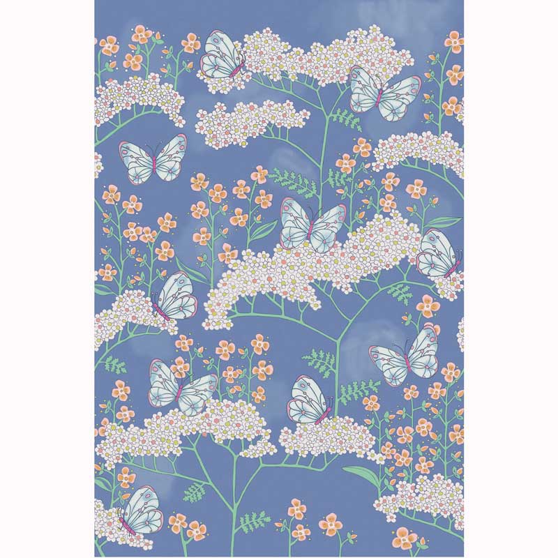 Eijffinger Rice "Everyday Magic two" Tapetenwandbild Schmetterling blau