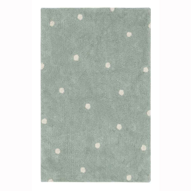 Lorena Canals waschbarer Teppich 'Mini Dot' in blue sage 100x150cm