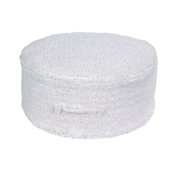 Lorena Canals waschbarer Sitzpouf 'Chill' in ivory 50x50x20cm
