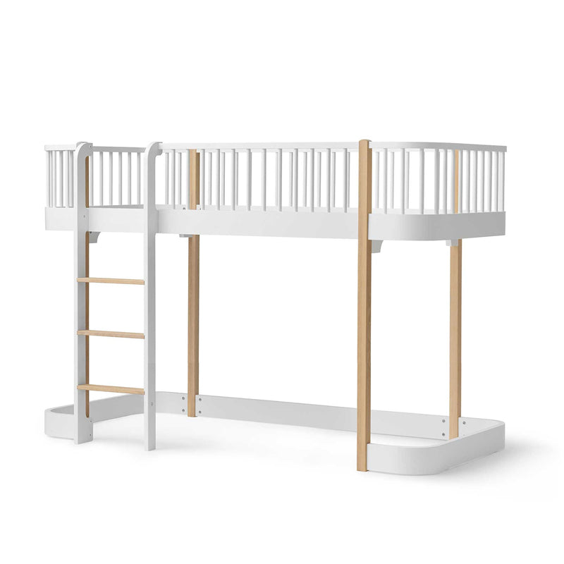 Oliver Furniture Wood Original halbhohes Hochbett 90x200cm in Eiche
