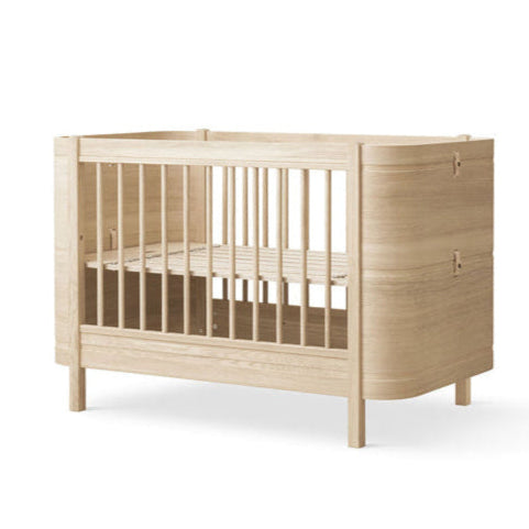 Oliver Furniture Wood Mini+ Babybett exklusive Umbauset Juniorbett 0-9 Jahre eiche