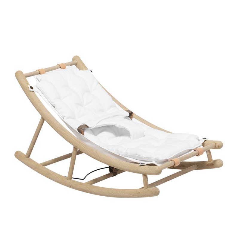 Oliver Furniture Wood extra Babykissen für Wippe in weiß