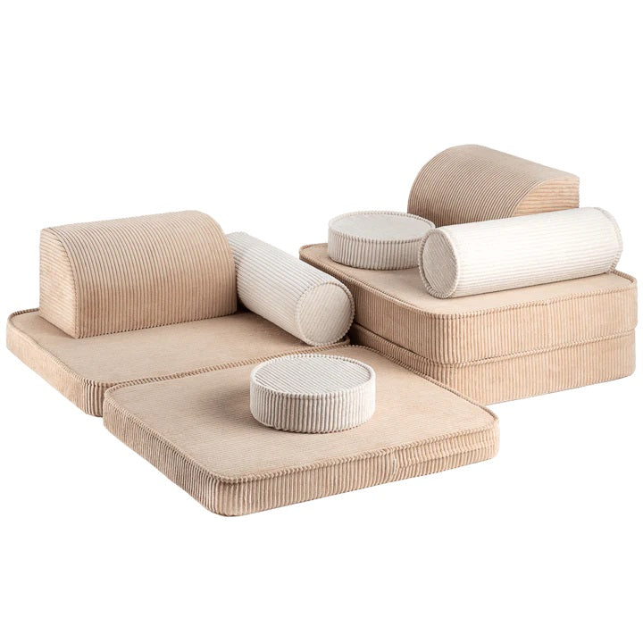 Wigiwama Kindersofa Seetee in brown sugar