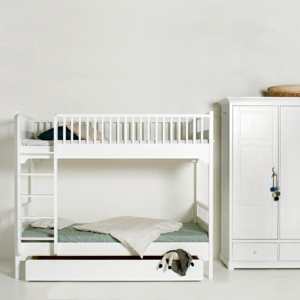 Oliver Furniture Seaside Classic Etagenbett 90x200cm mit gerader Leiter