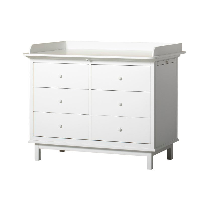 Oliver Furniture Seaside Wickelaufsatz groß für Kommode 6 Schubladen