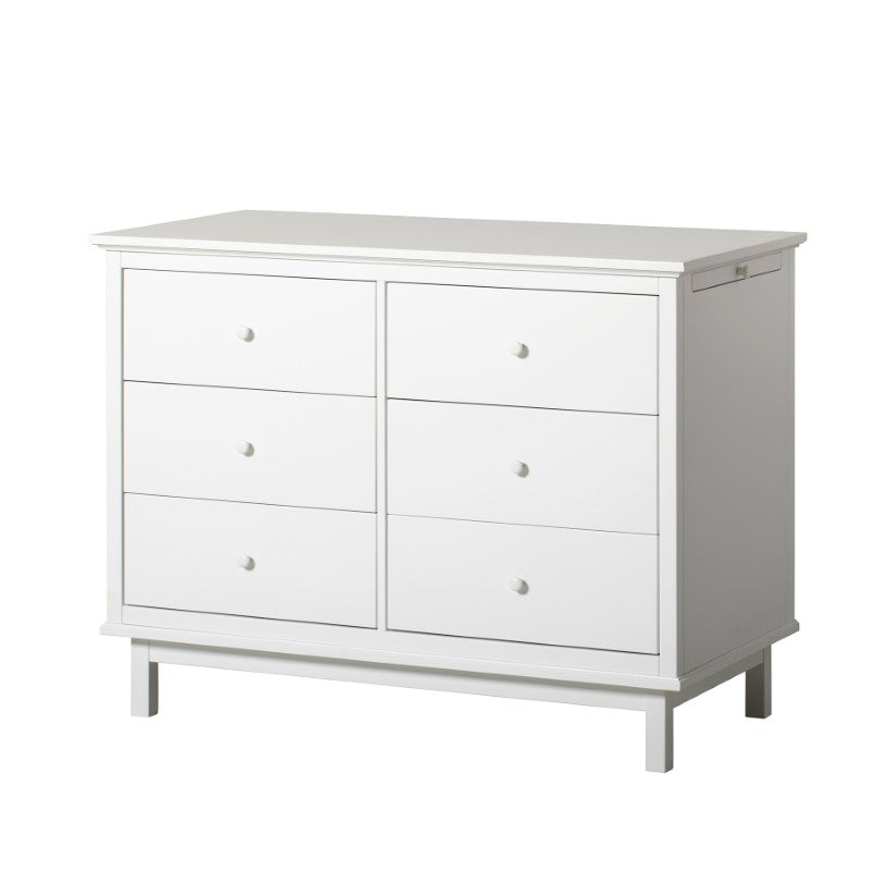 Oliver Furniture Seaside Wickelaufsatz groß für Kommode 6 Schubladen