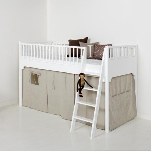 Oliver Furniture Vorhangset in Natur für halbhohes Bett und Etagenbett für Seaside Collection