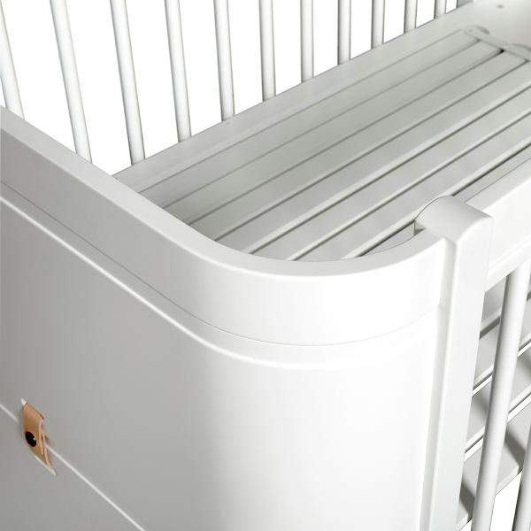 Oliver Furniture Wood Mini+ Babybett inklusive Umbauset Juniorbett 0-9 Jahre weiß