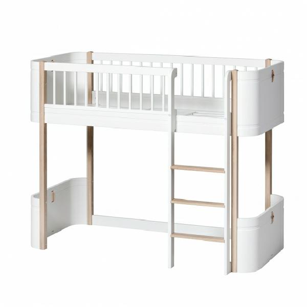 Oliver Furniture Kaltschaummatratze 68x162cm für Wood Mini+ halbhohes Bett und Etagenbett