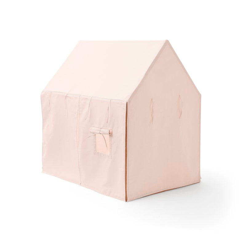 Kids Concept Spielhaus mit Stoffhimmel in hellrosa ca. 110x124cm