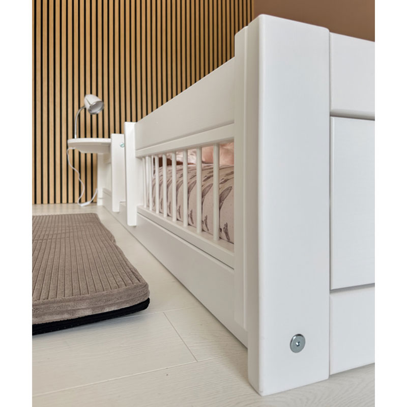 LIFETIME Montessori Bett 90x200cm in weiß