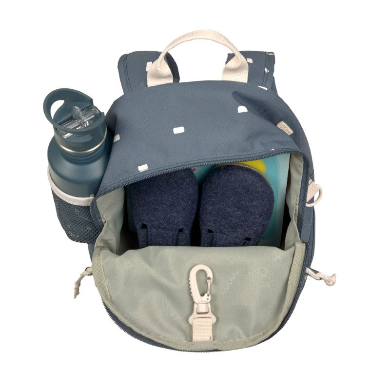 Lässig kleiner Rucksack 'Happy Prints' in blau