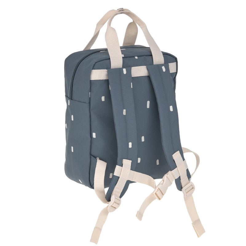 Lässig kleiner Rucksack Square 'Happy Prints' in blau