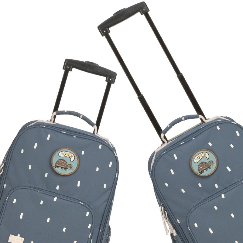 Lässig Kinderkoffer 'Happy Prints' in blau