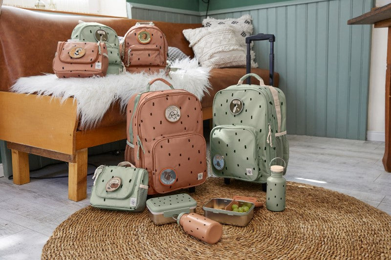 Lässig Kinderkoffer 'Happy Prints' in karamell
