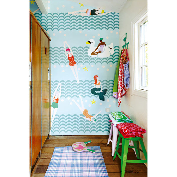 Eijffinger Rice "Everyday Magic" Tapetenwandbild Lovely Ladies bathing