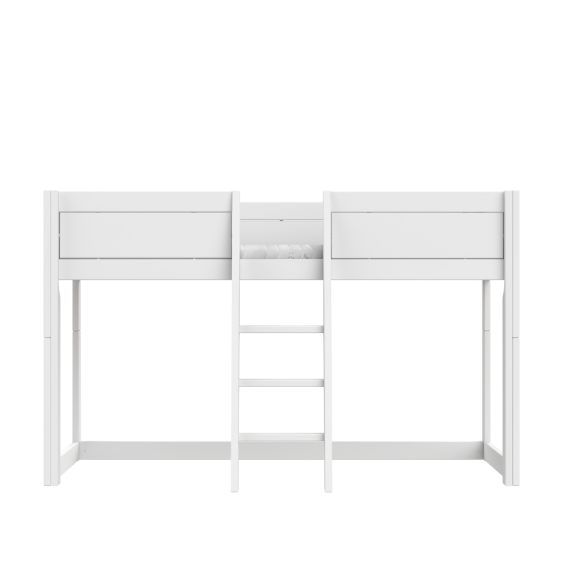 LIFETIME 4-in-1 Hausbett - Bett in weiß oder white wash